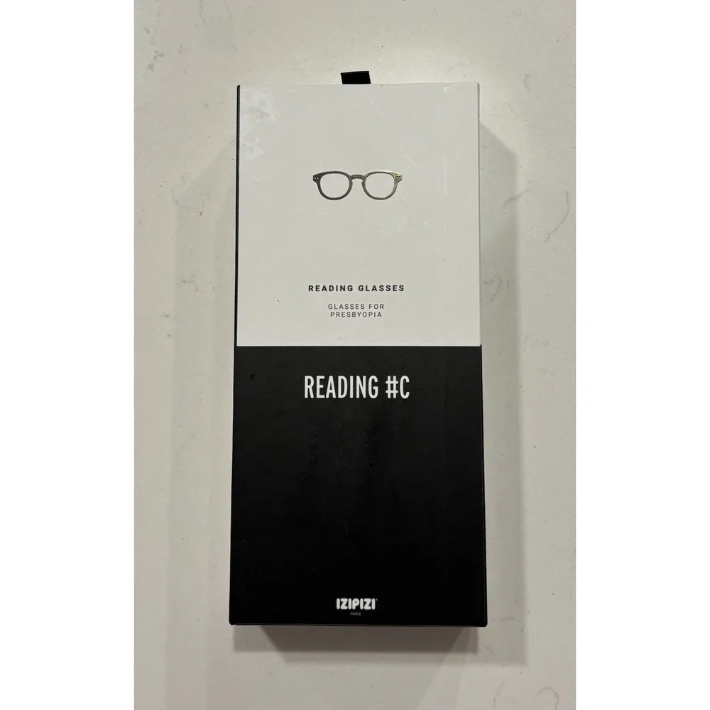 Izipizi Black Occhiali Da Lettura Reading Glasses #C 1.0 NIB